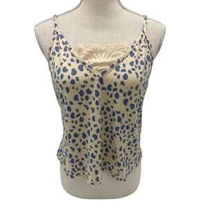 Rachel Roy Cream Sleeveless Lace Bustier Contemporary Camisole Top Size Small